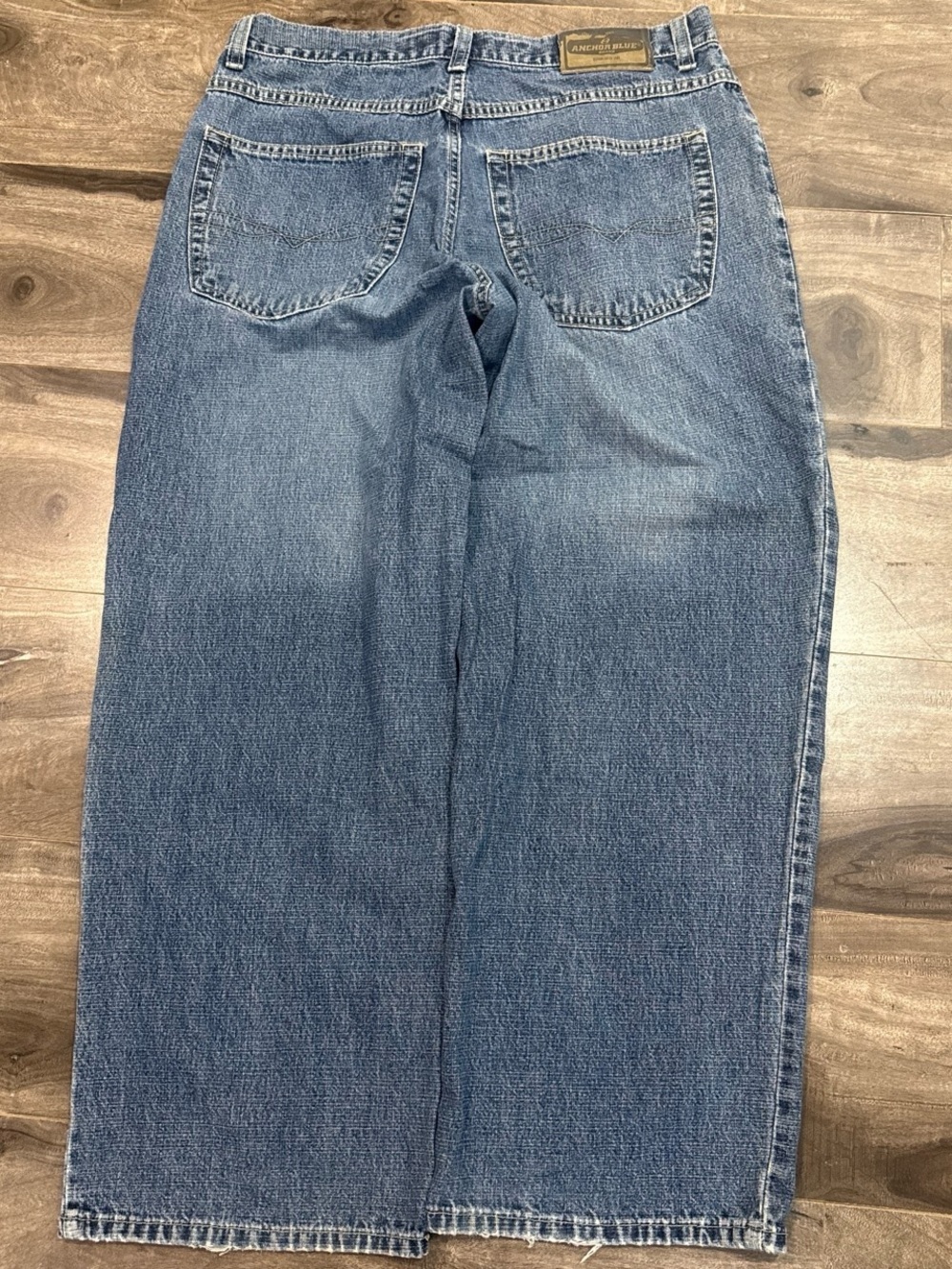anchor blue Straight Leg Women’s Jeans in Medium Blue Wash